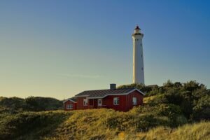 Smukt dansk sommerhus ved Hvide Sande